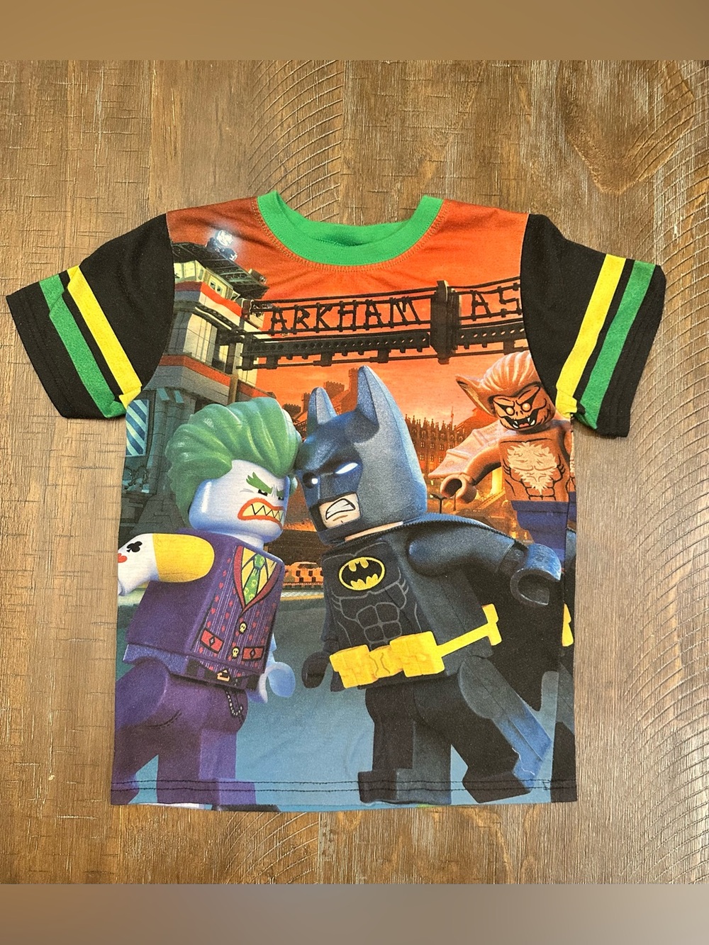 Lego Kids Batman & Joker Graphic Tee - Black, Green, Yellow, Orange